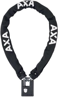 Kettingslot Axa Clinch+ 105/7,5 met polyester hoes - zwart