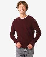HEMA Herentrui Lars wafel donkerrood (donkerrood)