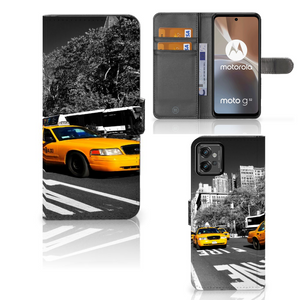 Motorola Moto G32 Flip Cover New York Taxi