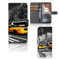 Motorola Moto G32 Flip Cover New York Taxi - thumbnail