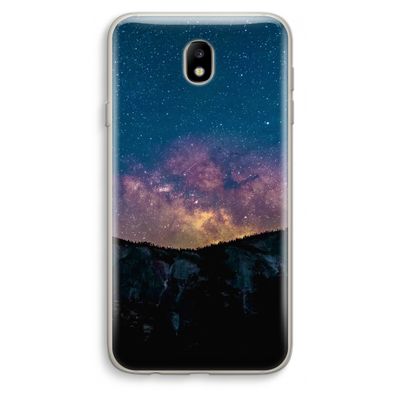 Travel to space: Samsung Galaxy J7 (2017) Transparant Hoesje