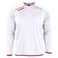 Hummel 111113 Leeds Shirt l.m. - White-Red - L