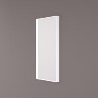 Spiegel Hipp Design SPV 9200 Rechthoek 35x80 cm Met Frame Mat Wit