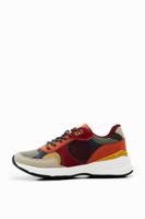 Runner sneakers met patch - MATERIAL FINISHES - 36