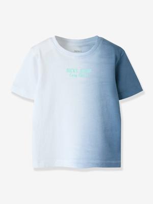 Ruimvallend t-shirt voor jongens met vakantieprint NAME IT blauw