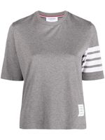 Thom Browne t-shirt à 4 bandes signature - Gris - thumbnail