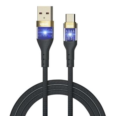 Kabel USB A naar USB-C iggual IGG319994 Zwart