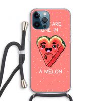 One In A Melon: iPhone 12 Pro Transparant Hoesje met koord