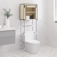 Toiletrek 2-laags 56x30x170 cm ijzer crmekleurig