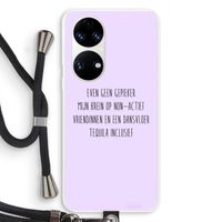 Tequila: Huawei P50 Transparant Hoesje met koord