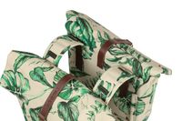 Basil Ever-Green Achter Fietstas 28 l Polyester Beige, Groen - thumbnail