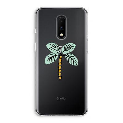 Palmboom: OnePlus 7 Transparant Hoesje