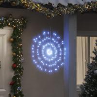 VidaXL Kerstverlichting vuurwerk 2 st 140 koudwitte led's 17 cm