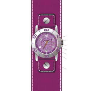 Coolwatch CW.111 Kinderhorloge Chap staal-kunststof paars