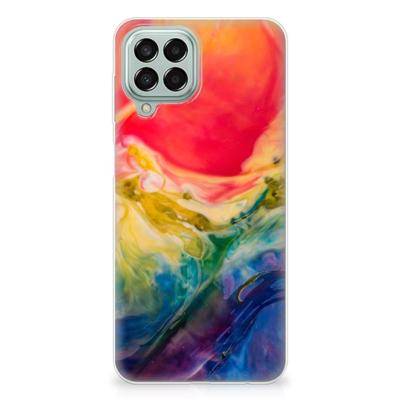 Smartphone hoesje Samsung Galaxy M33 Watercolor Dark