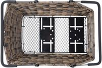 BASIL Fietsmand cento rattan look multi system 41 x 25 x 12 cm - bruin