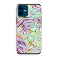 Tropical Palms Blue: iPhone 12 mini Biologisch afbreekbaar hoesje