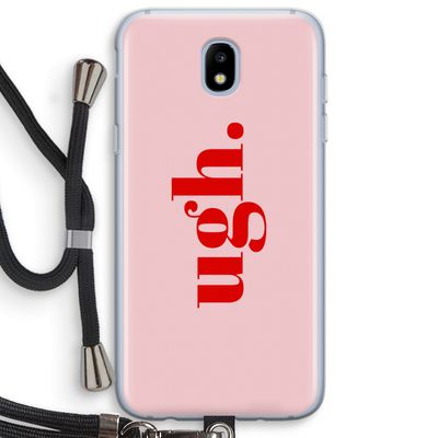 Ugh: Samsung Galaxy J5 (2017) Transparant Hoesje met koord