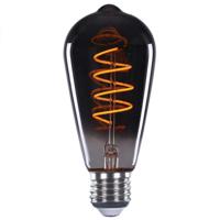 Edison LED spiraal rookglas 9W dimbaar