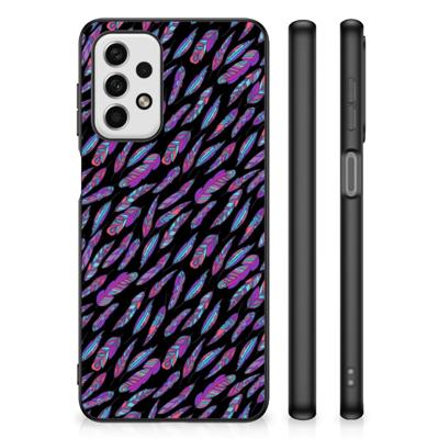 Samsung Galaxy A23 Back Case Feathers Color