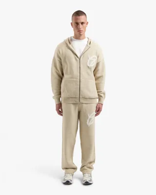 Croyez Fluffy Essence Knit Zip Hoodie Heren Beige - Maat S - Kleur: Beige | Soccerfanshop Croyez Fluffy Essence Knit Zip Hoodie Heren Beige - Maat S - Kleur: Beige | Soccerfanshop