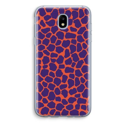 Purple Giraffe: Samsung Galaxy J5 (2017) Transparant Hoesje