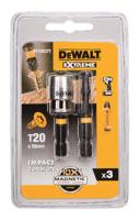Imp Dewalt accessoires act torsion 2xt20 50mm + 1"maglock - dt70537t-qz