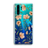 Peachy flowers: Huawei P30 Pro Transparant Hoesje
