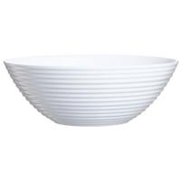 Luminarc Salade schaal/slakom - wit - glas - Dia 27 cm - Schalen en kommen