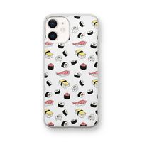 Sushi time: iPhone 12 mini Transparant Hoesje
