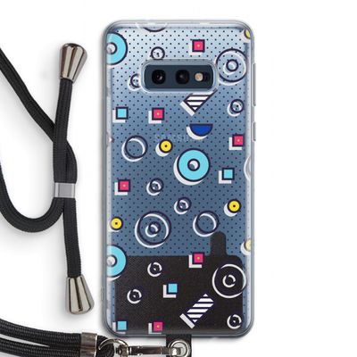 8-bit N°9: Samsung Galaxy S10e Transparant Hoesje met koord