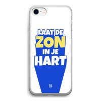 Laat de zon in je hart: iPhone SE 2020 Transparant Hoesje