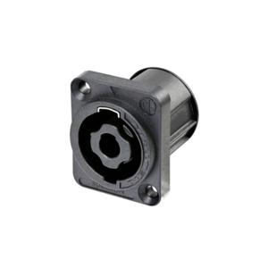 Neutrik NL4MDXX-V Luidsprekerconnector Flensbus, contacten recht Aantal polen: 4 Zwart 1 stuk(s)