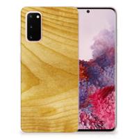 Samsung Galaxy S20 | Bumper Hoesje | Licht Hout Samsung Galaxy S20 | Bumper Hoesje | Licht Hout