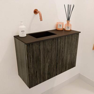 Toiletmeubel Mondiaz Joya | 60 cm | Meubelkleur Shadow | Faye wastafel Urban Links | Zonder kraangat(en) Toiletmeubel Mondiaz Joya | 60 cm | Meubelkleur Shadow | Faye wastafel Urban Links | Zonder kraangat(en)