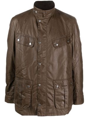 Barbour veste Duke à effet ciré - Marron