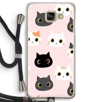 Katten: Samsung Galaxy A5 (2016) Transparant Hoesje met koord