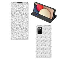 Samsung Galaxy M02s | A02s | Hoesje met Magneet | Stripes Dots Samsung Galaxy M02s | A02s | Hoesje met Magneet | Stripes Dots