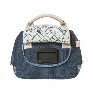 Basil Bohème City Bag blauw, elegante hand-, schouderen stuurtas, waterafstotend, 8 liter inhoud