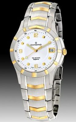 Horlogeband Candino C2084 Roestvrij staal (RVS) Bi-Color