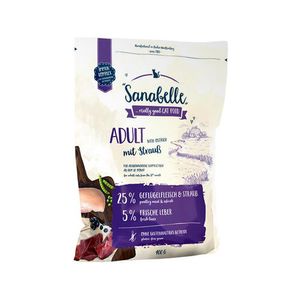 Sanabelle 8331004 droogvoer voor kat 400 g Volwassen Struisvogel, Gevogelte