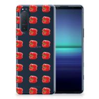 Sony Xperia 5II | Siliconen Case | Paprika Red