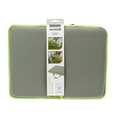 Kniemat - 40 x 30 cm - grijs - tuin/klussen - kniebeschermers