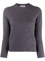Jil Sander pull en laine à manches longues - Gris
