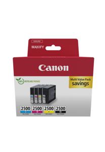 Canon Inktcartridge PGI-2500 BK/C/M/Y Multipack Origineel Combipack Zwart, Cyaan, Magenta, Geel 9290B006