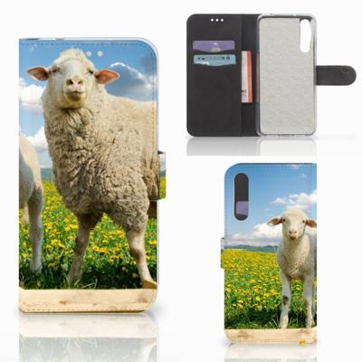 Huawei P20 Pro | Telefoonhoesje | Met pasjeshouder | Schaap en Lammetje