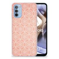 Motorola Moto G31 | G41 | TPU bumper | Pattern Orange