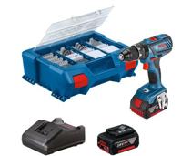 Bosch Professional GSB 18V-28 Accu-klopboor/schroefmachine Incl. 2 accus, Incl. accessoires