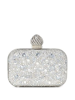 Jimmy Choo mini pochette Cloud - Gris