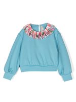 PUCCI Junior sweat à manches longues - Bleu